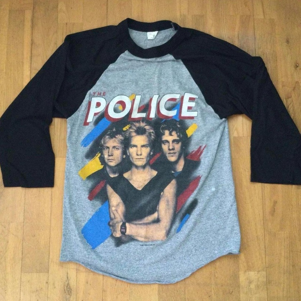 1983 Vintage The Police Shirt M - Synchronicity Tour